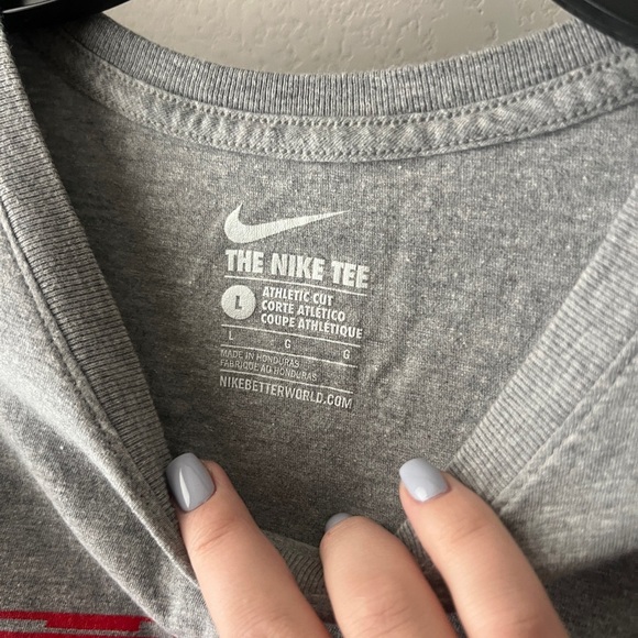 Nike Men's Gray Long Sleeve Shirt - Size L Worn - Picture 4 of 4